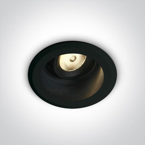 BLACK COB LED 7W WW DARK LIGHT 38deg 700mA.