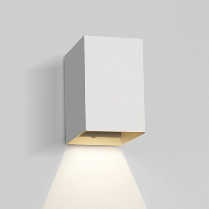 WHITE WALL LED 3W WW IP54 DARK LIGHT 100-240V.