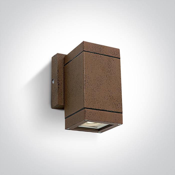 RUST BROWN WALL GU10 10w IP54.