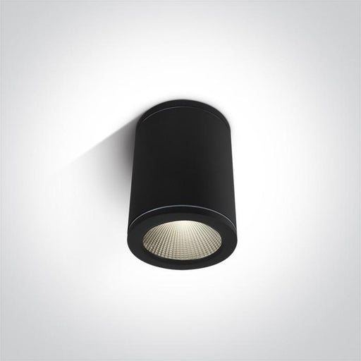 BLACK COB LED 6W WW IP54 100-240V.