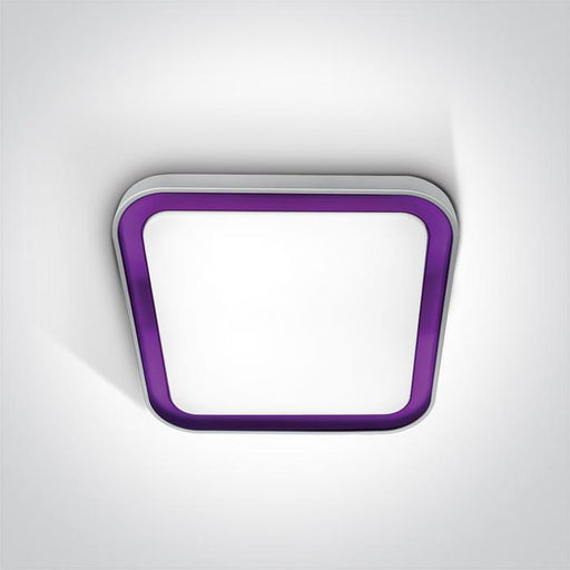 GREY LED 16W WW VIOLET RING 230v.