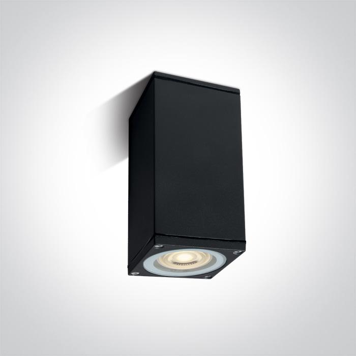 BLACK CEILING GU10 10w IP54 100-240V