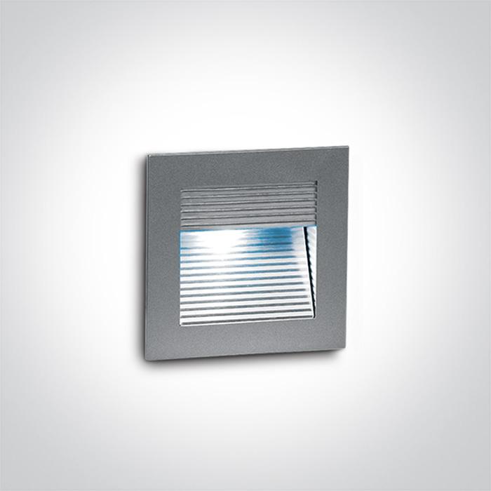 GREY WALL RECESSED BLUE 350mA IP20.