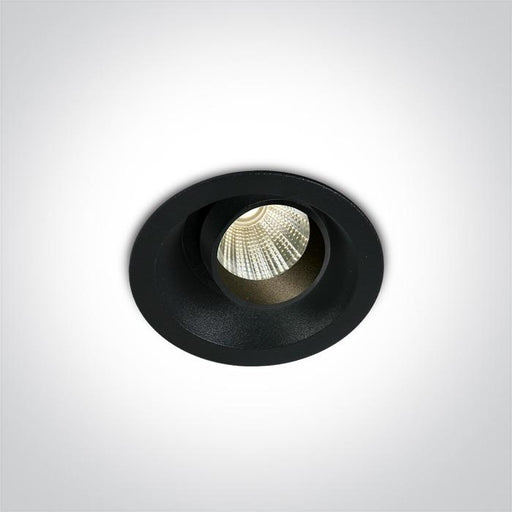 BLACK COB LED 3W WW 30deg 350mA DARK LIGHT.