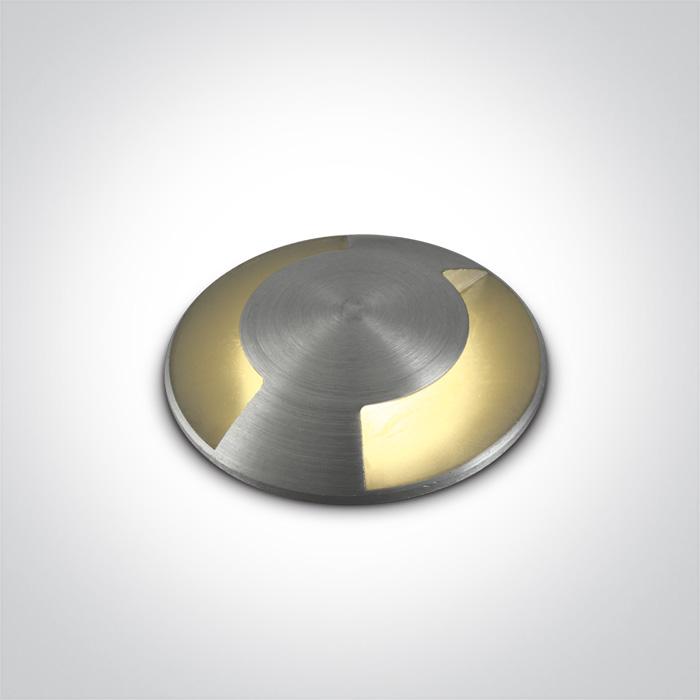 ALUMINIUM IP67 INGROUND LED 1W WW 350mA.