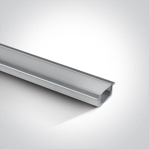 RECESSED PROFILE 2m + PC opal diffuser.