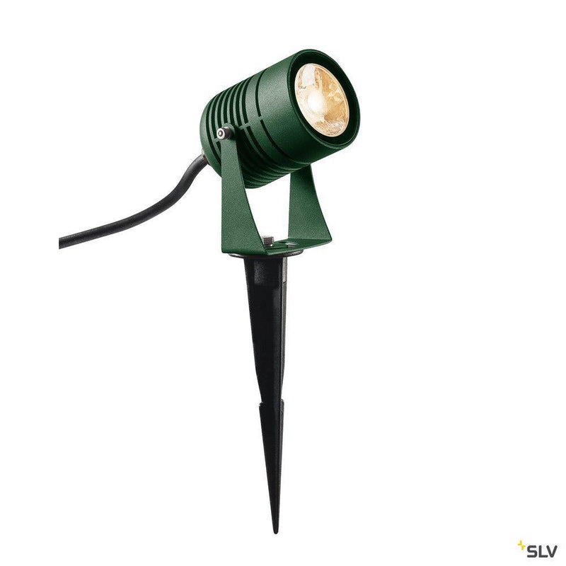 LED SPIKE, LED outdoor ground spike luminaire, green, IP55, 3000K, 40°