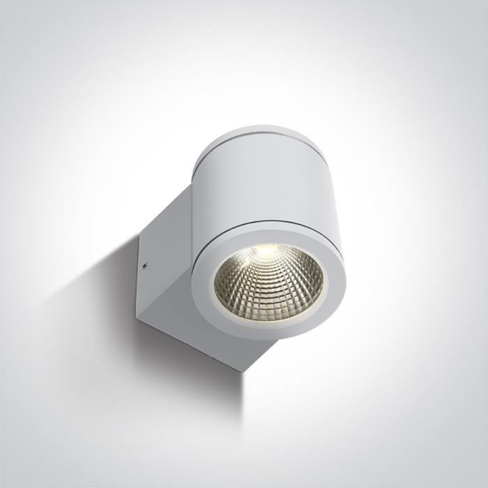 WHITE COB LED 6W WW IP54 100-240V.