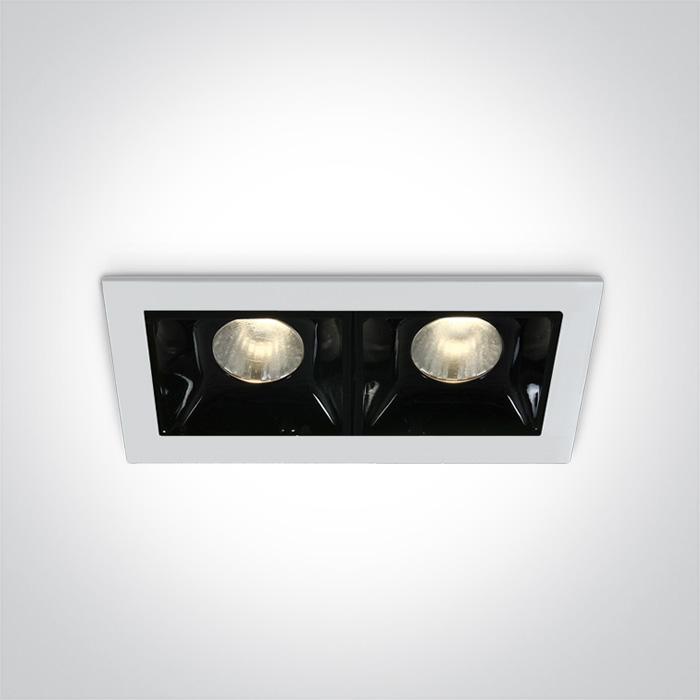 WHITE LED 2x2W WW 30deg IP20 700mA DIMMABLE.