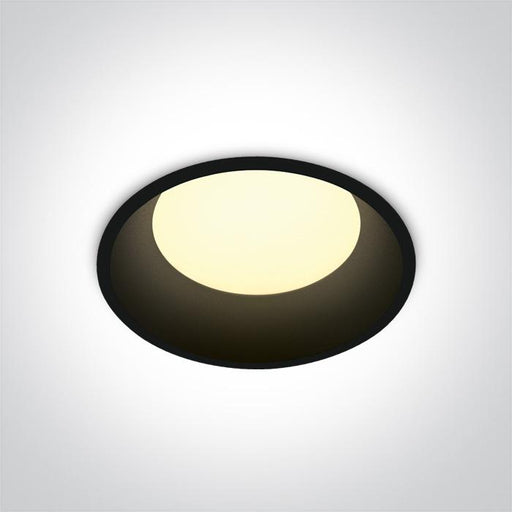 BLACK LED 9w WW IP20 230V 100deg DARK LIGHT.