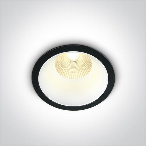 BLACK COB LED 12w WW 700mA 40deg DARK LIGHT WITHOUT REFLECTOR.