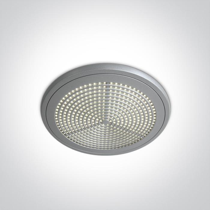GREY LED 24w COOL WHITE 230v.