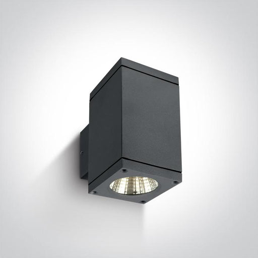 ANTHRACITE COB LED 2x6W WW IP54 230V.