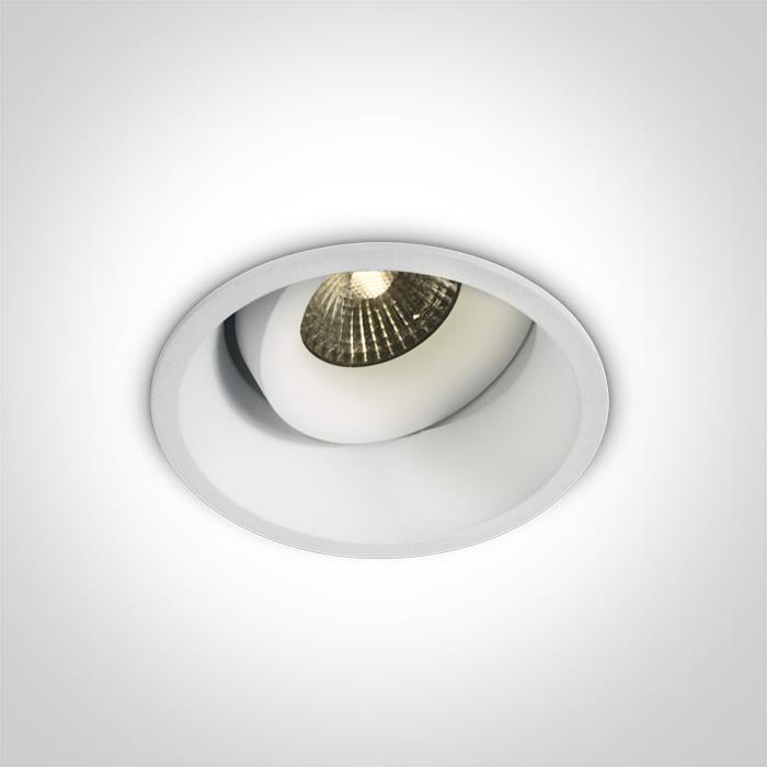 WHITE LED 7W WW 36deg 700mA IP54 ADJUSTABLE DARK LIGHT.