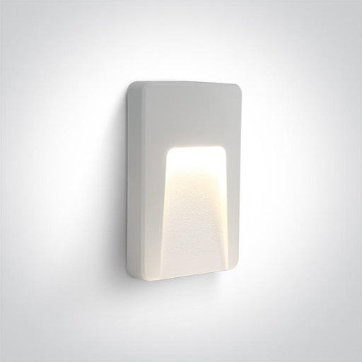 WHITE LED WALL LIGHT 3W WW DARK LIGHT IP65 230V.