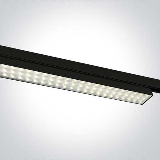 BLACK LED 30W CW LINEAR TRACK LIGHT IP20 230V.