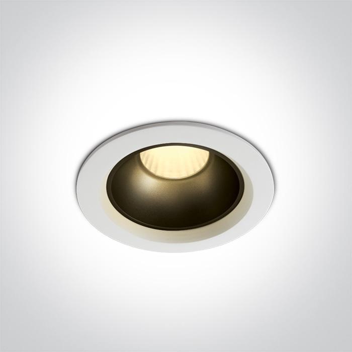 WHITE LED 12W WW IP20 45deg 230V DARK LIGHT.