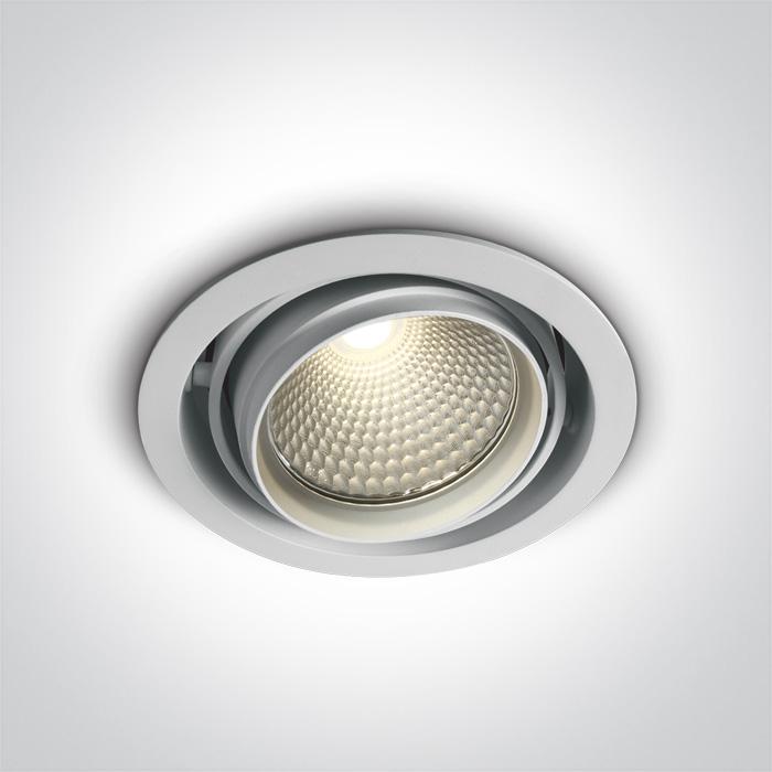 WHITE COB LED 40w CW 36d IP20 230v.