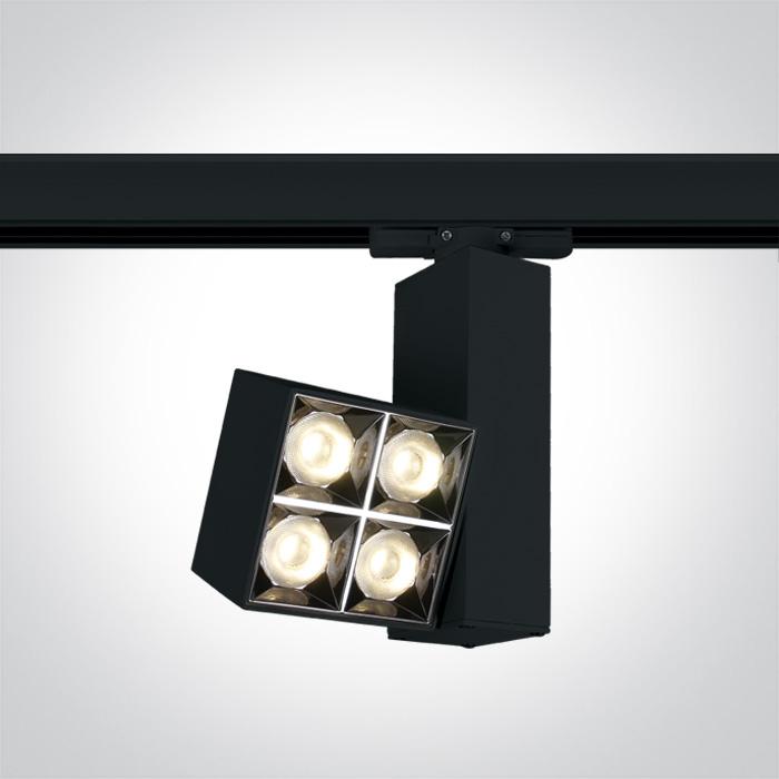BLACK TRACK LIGHT 15W WW IP20 230V.