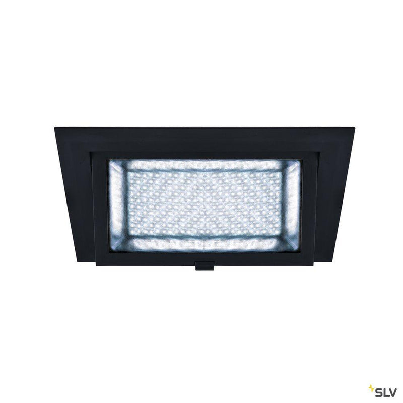 ALAMEA LED Recessed ceiling luminaire, black, 4000K, 35W