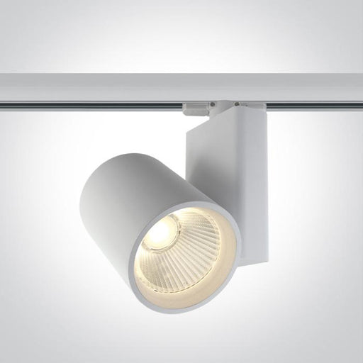 WHITE COB LED 42W WW TRACK SPOT 230V.