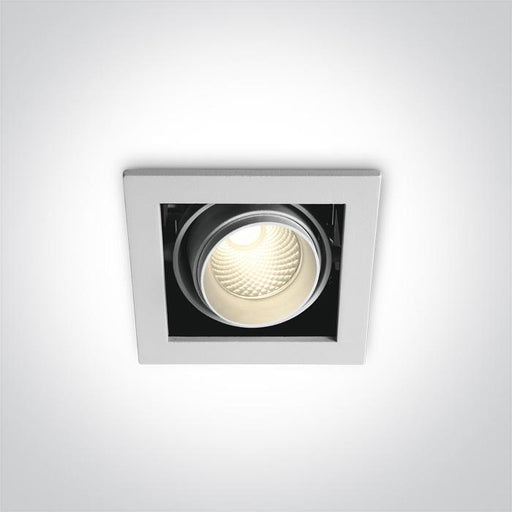 WHITE COB LED 10w WW 36d IP20 230v.