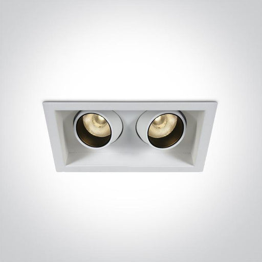 WHITE COB LED 2X6W WW 350mA 24deg IP20 ADJUSTABLE.