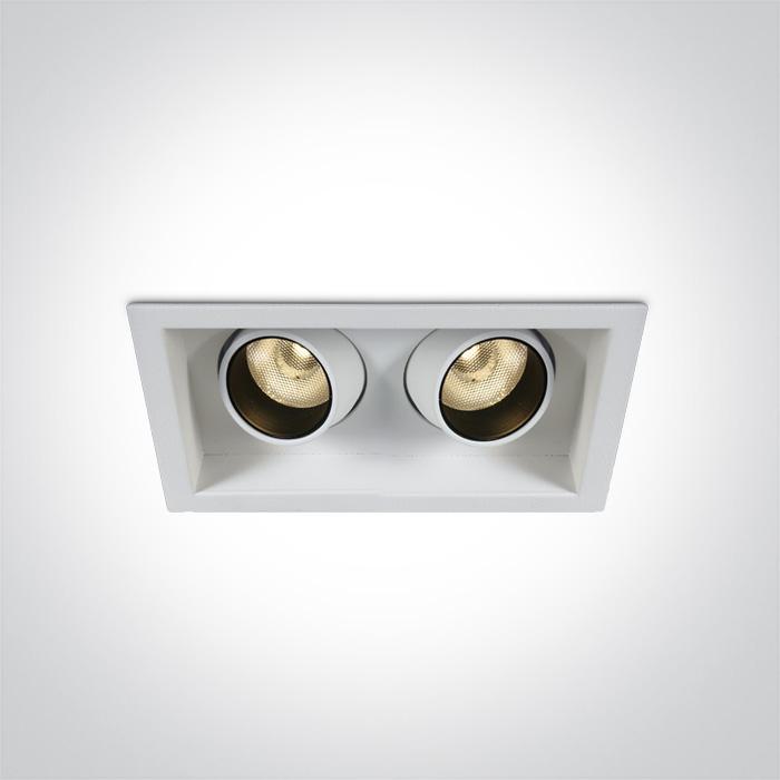 WHITE COB LED 2X6W WW 350mA 24deg IP20 ADJUSTABLE.