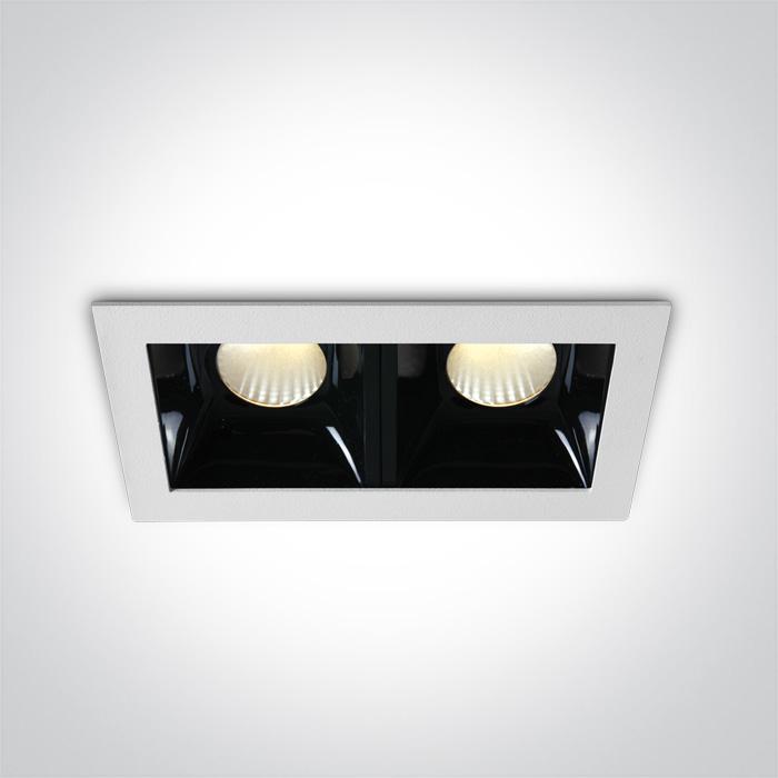 WHITE LED 2x6,5W WW 36deg IP20 350mA.