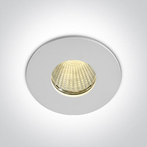 WHITE COB LED 12w WW 700mA 40deg IP65 DARK LIGHT.