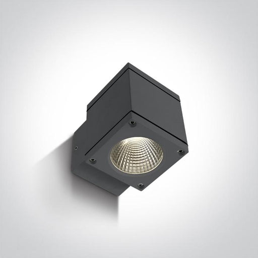 ANTHRACITE COB LED 6W WW IP54 100-240V.