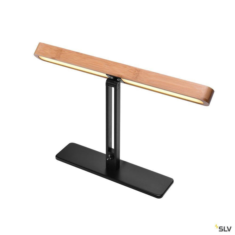 VINCELLI D TL, LED indoor table lamp, bamboo, 2700K