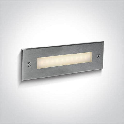 SS316 WALL REC IP65 LED 3,7w WW 120deg 230V.