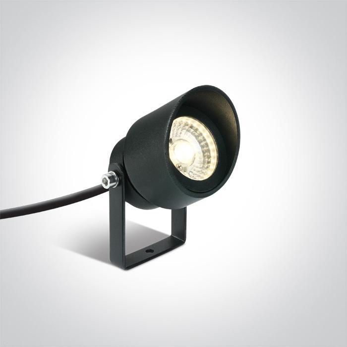 ANTHRACITE COB LED 5W WW IP65 SPIKE 100-240V.