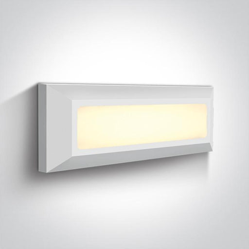 WHITE LED WALL LIGHT 3,5W WW IP65 230V.