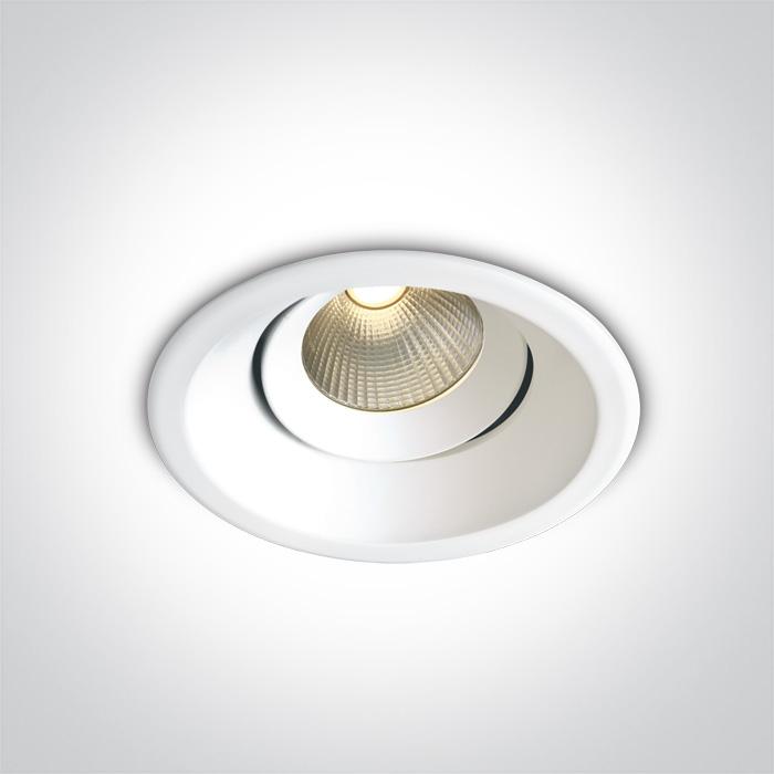 WHITE COB LED 12w WW DARK LIGHT 700mA 40deg IP20 ADJUSTABLE.