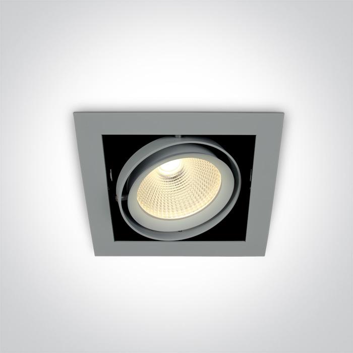 GREY COB LED 20W WW 36deg 230V.