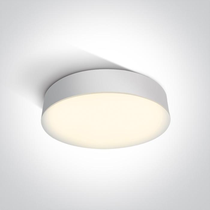 WHITE LED PLAFO 21W CW IP65 230V.