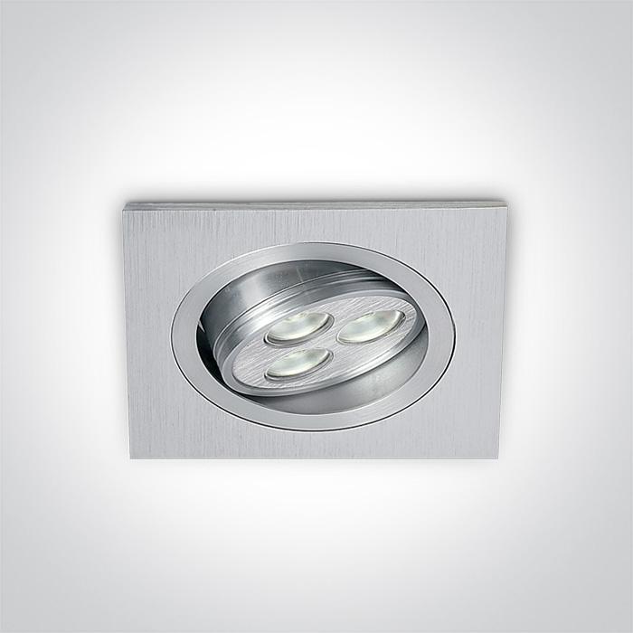 ALUMINIUM LED DL 3w 15d 350mA.