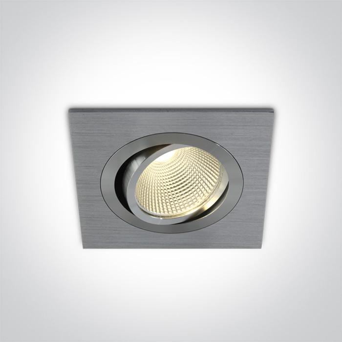 ALUMINIUM COB LED 12w 700mA WW 38deg ADJUSTABLE.