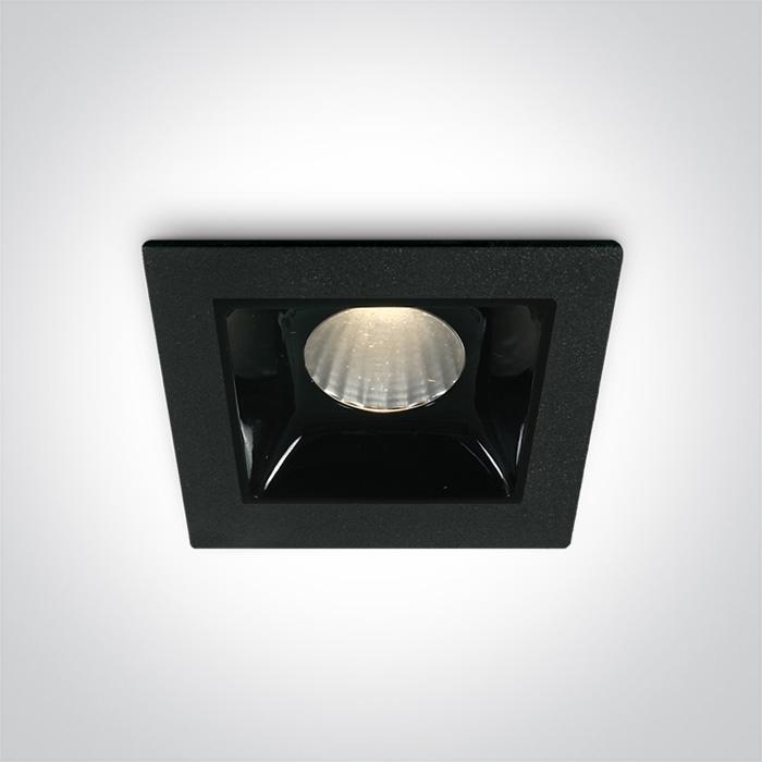 BLACK LED 2W WW 30deg IP20 700mA DIMMABLE.