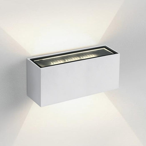 WHITE LED WALL LIGHT 2x6W WW IP54 230V.