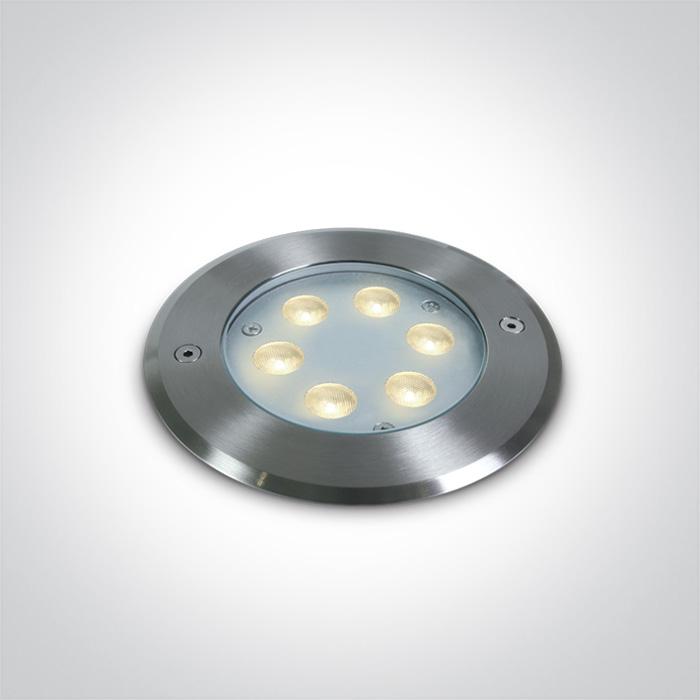 6X1W LED WW SS316 IP68 RECESSED UNDERWATER 24V