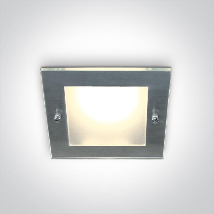 BRUSHED CHROME E27 15W.