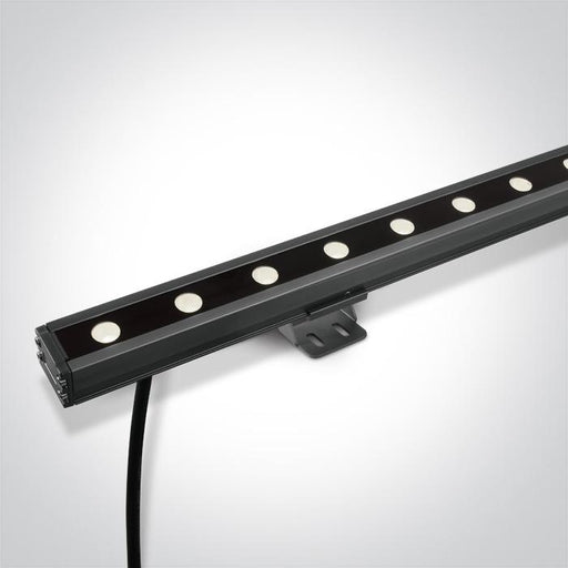 GREY LED 24x1w CW 20x60deg LENS IP66 24v DIMMABLE.