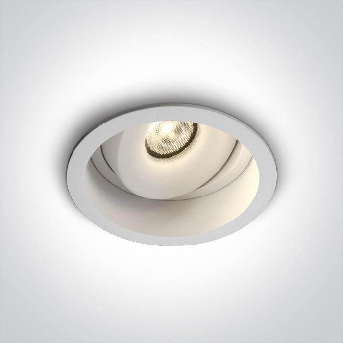 WHITE COB LED 7W WW DARK LIGHT 36deg IP54 700mA ADJUSTABLE.