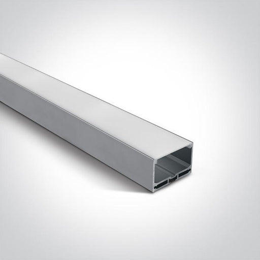 SURFACE PROFILE 2m FOR 40mm STRIPS + PC OPAL DIFF.