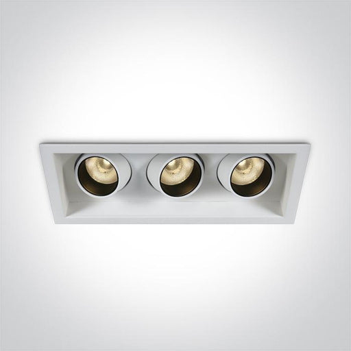 WHITE COB LED 3X6W WW 350mA 24deg IP20 ADJUSTABLE.