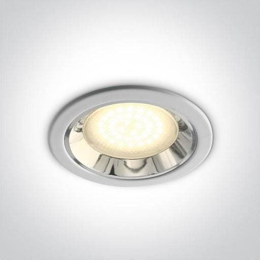 WHITE GX53 RECESSED.