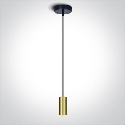 BRUSHED BRASS PENDANT 20W E27.